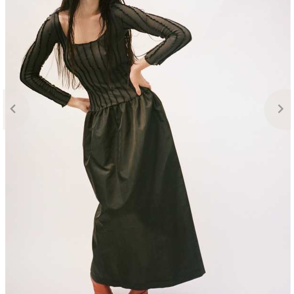 Helena Manzano Cala Dress - Chocolate Brown